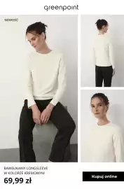 Greenpoint gazetka tydzień 43 Strona 2: Bawełniany longsleeve w kolorze kremowym Greenpoint €69,99