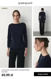 Greenpoint gazetka tydzień 43 Strona 9: Casualowy longsleeve w granatowym kolorze Greenpoint €69,99