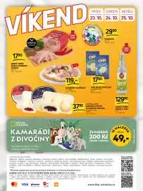 Flop leták týden 43 Strana 12: Chio micro popcorn €17,90, Dobrý výběr šunka standard dušená €17,90