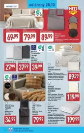 ALDI gazetka | Artykuły przemysłowe i tekstylia Strona 6: Prześcieradło z jerseyu €27,99, Poduszka wełniana Novitesse €89,99