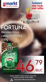 Catalog Remarkt săptămâna 43 Pagină 4: Fortuna Rendez-Vous cafea măcinată €46,79