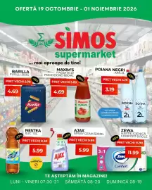 Catalog Simos Pagină 1: Ajax spray geam €5,99, Nestea suc €5,99