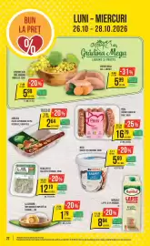 Catalog Mega Image săptămâna 43 Pagină 22: Peris cârnați groși de porc €16,79