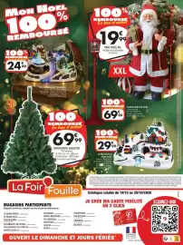 Catalogue La Foir'Fouille semaine 43 page 4: PÈRE NOËL XXL €19,99, LA MAISON DU PÈRE-NOËL €29,99