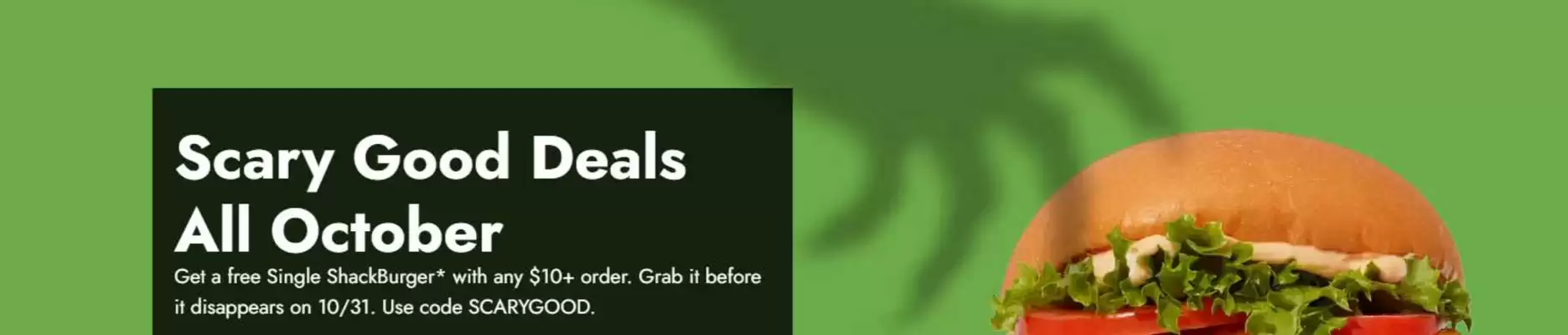 Shake Shack (valid until 31-10)