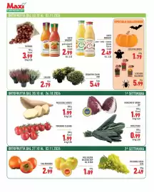 Volantino Maxi Supermercati Pagina 2: Succo Innocent €2,49, Mele Golden Delicious Dop €1,89