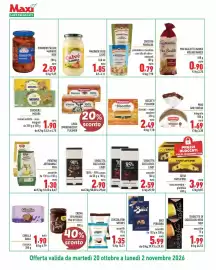 Volantino Maxi Supermercati Pagina 6: Biscotto Plasmon €2,49, Patatina artigianale Pata €1,30