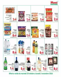 Volantino Maxi Supermercati Pagina 7: Caramelle Haribo €0,99, Caramelle Elah - Dufour €1,25