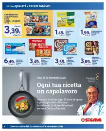 Volantino Ok Sigma Pagina 6: Cornetto Algida classico €3,59, Patatine Frisé PataSnella Pizzoli €1,99