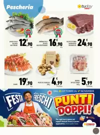Volantino Conad Tuday Pagina 5: Pronti d'amare polpette di baccalà €4,99, Tartare di pesce spada Essentia Maris €5,99
