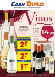 Folleto CashDiplo Página 1: El coto - vino tinto crianza d.o. rioja €14,99, Gran duque - freskito €2,29