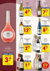 Folleto CashDiplo Página 6: Mateus - vino tinto €3,15, Protos - vino blanco sauvignon d.o. rueda €8,29
