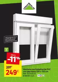 Catálogo Leroy Merlin Página 2: Pvc - ventana oscilobatiente pvc con persiana €249,00