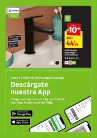 Catálogo Leroy Merlin Página 20: Senseo - grifo lavabo easy negro €44,99