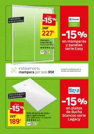 Catálogo Leroy Merlin Página 21: Blanco - plato de ducha de resina new €189,00, Easy - mampara easy 140 cm €227,00