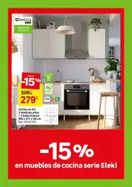 Catálogo Leroy Merlin Página 26: Blanco - cocina en kit 2 moulos altos + 3 bates €279,00