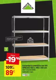 Catálogo Leroy Merlin Página 4: Home - estantería metalica en kit €89,00