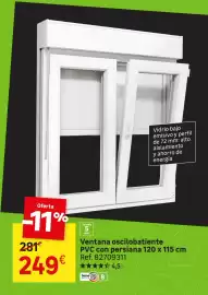Catálogo Leroy Merlin Página 45: Pvc - ventana oscilobatiente pvc con persiana €249,00