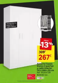 Catálogo Leroy Merlin Página 46: Blanco - armario classic 3 puertas y cajon €267,00