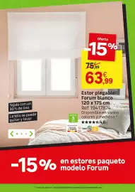 Catálogo Leroy Merlin Página 48: Blanco - estor plegable €63,99