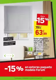 Catálogo Leroy Merlin Página 50: Seco - estor plegable fourum gris 12ox €63,99
