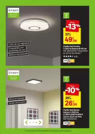 Catálogo Leroy Merlin Página 61: Aire sano - plafon led €26,99, Blanco - plafon let vizzini 3,200 in 0 40 cm €49,99
