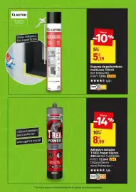 Catálogo Leroy Merlin Página 67: Soudal - adhesivo t-rex power blanco €8,99, Isola - espuma de poliuretano multiusos €5,29