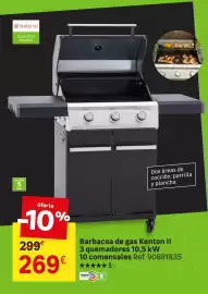 Catálogo Leroy Merlin Página 69: Home - barbacoa de gas kenton ii 3 quemadores 10,5 kw 10 comensalets €269,00
