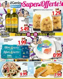 Volantino Il Genio Supermercato settimana 43 Pagina 1: Cotoletta pollo alla milanese spinaci €7,99