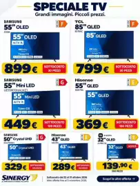 Volantino Sinergy Pagina 3: Samsung 55" OLED €899,00, Samsung 55" Mini LED €449,00