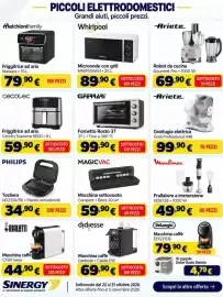 Volantino Sinergy Pagina 6: Frullatore a immersione Moulinex €49,90, Ariete Grattugia elettrica Grati Professional 448 €99,90
