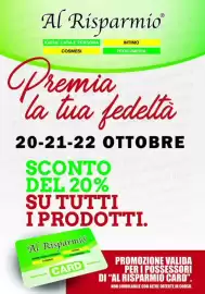 Volantino Al Risparmio Pagina 1
