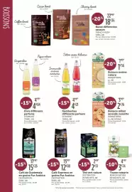 Catalogue L'Eau Vive page 8: ROMON NATURE Tisane romarin €3,74, DESTINATION Thé vert nature €2,51
