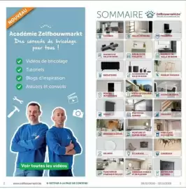 Zelfbouwmarkt folder Pagina 2: NOUVEAU Académie Zelfbouwmarkt Des conseils de bricolage pour tous ! Vidéos de bricolage
