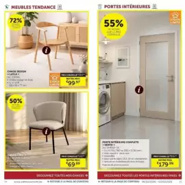 Zelfbouwmarkt folder Pagina 8: Chaise mia €69,99, Porte intérieure complète vento €179,99