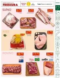 Folheto Recheio semana 43 Página 3: Vazia de Bovino Aberdeen Black Angus €28,75, Frango s/Miúdos MasterChef €2,09