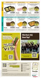 Bon Ap folder Pagina 8: Varkenswangetjes €5,32, Ambachtelijke preipuree €3,20