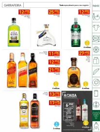 Folheto Recheio semana 43 Página 25: Gin Sharish €25,99, Whisky Malte Cardhu 12 Anos €27,49