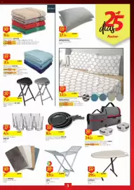 Folheto Auchan Página 5: Tapete Dhaka €7,00, Toalhete Barra ACTUEL €0,69
