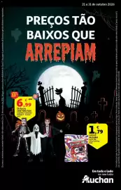 Folheto Auchan Página 1: Os preços constantes no presente folheto são válidos entre 21 e 31 de outubro de 2026. Artigos