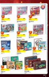 Folheto Auchan Página 15: Jogo 4 em Linha ONE TWO FUN €7,99, Jogos Clementoni Diversos €14,99