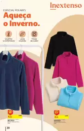 Folheto Auchan Página 20: Sweat Polar c/ Fecho Inextenso €3,99, Sweat Polar c/ Fecho Inextenso €4,99