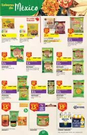 Folheto Auchan Página 27: Tortilhas de Milho Mexifoods €2,15, Tortilha mission trigo brioches €2,39