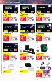 Folheto Auchan Página 35: Barra de Som LG S60TR €229,99, Tv samsung tu65u8005huxxc €499,99