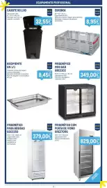 Catálogo Makro semana 43 Página 17: Eurobox €8,95, Frigorífico com porta de vidro gre2700g €829,00