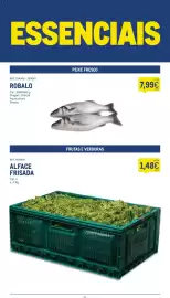 Catálogo Makro semana 43 Página 5: Alface frisada €1,48, Robalo €7,99