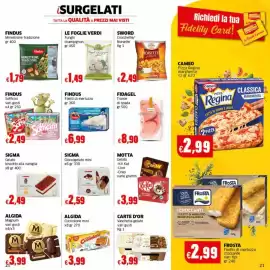 Volantino Mercati Alimentari Pagina 21: Findus Minestrone tradizione €1,79, Sigma gelato biscotto alla vaniglia €2,49