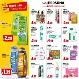 Volantino Mercati Alimentari Pagina 22: Lines idea assorbenti €0,89, Scottex carta igienica maxi family €1,69