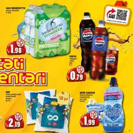 Volantino Mercati Alimentari Pagina 5: Ari piatti riutilizzabili €2,19, Mon Amour ammorbidente concentrato €1,99