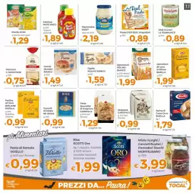 Volantino Tocal Pagina 11: Sgranocchi Mulino Bianco €1,99, Puccia Mulino Bianco €1,49